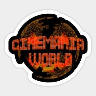 Cinemania Halloween Logo T-Shirt Sticker